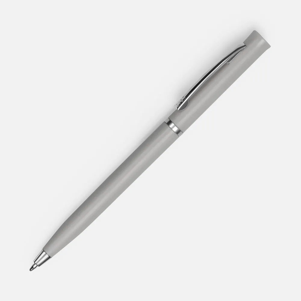 Ручка шариковая Euro Chrome, темно-серая