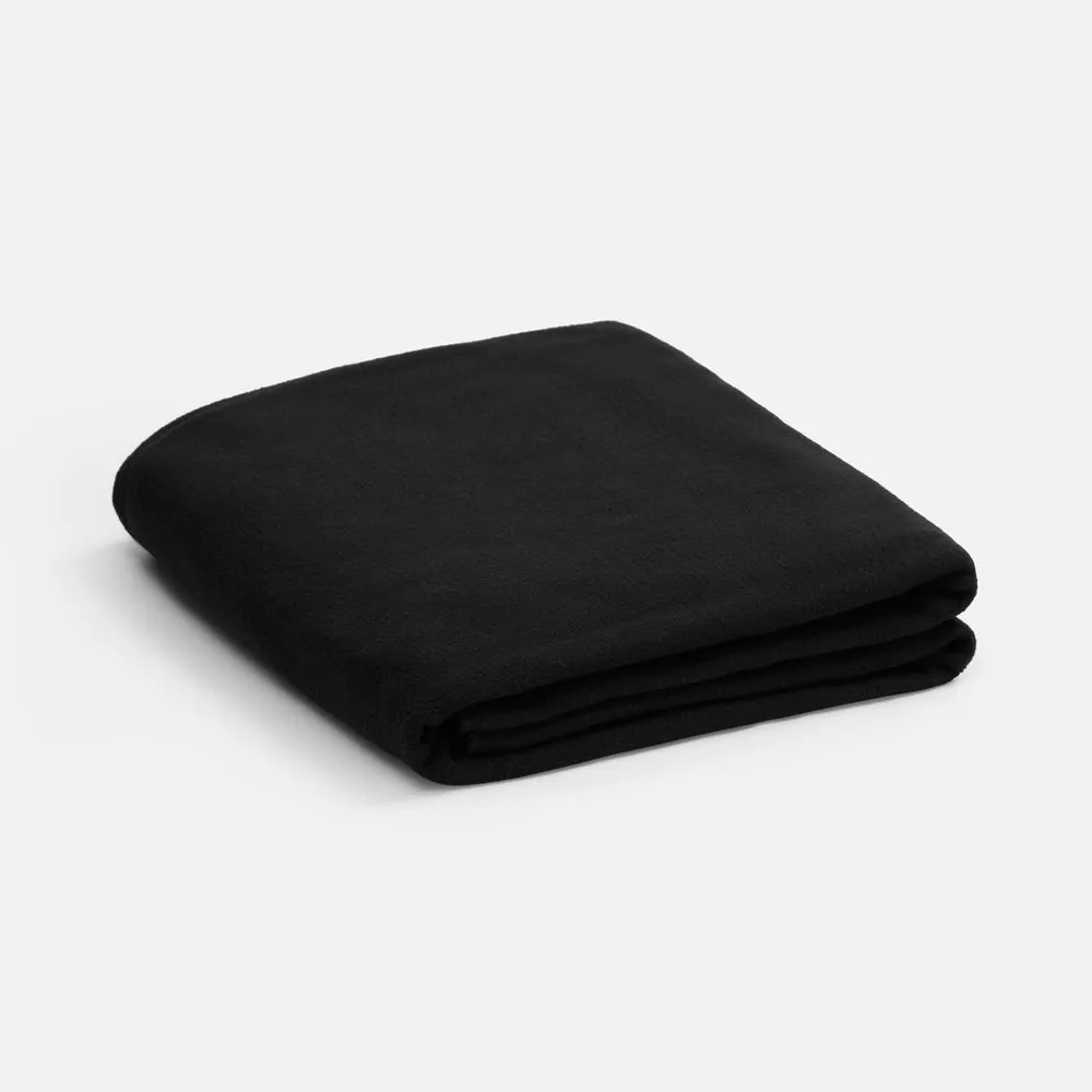 Флисовый плед Warm&Peace XL, черный